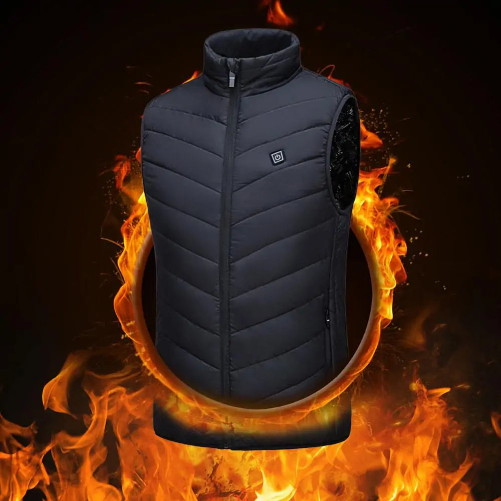 Men Outdoor USB Infrared Heating Vest