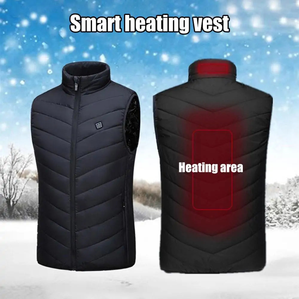 Men Outdoor USB Infrared Heating Vest